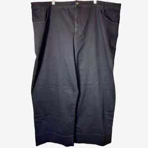 Universal Standard Carrie High Rise Wide Leg Jeans Dark Indigo Size 5X